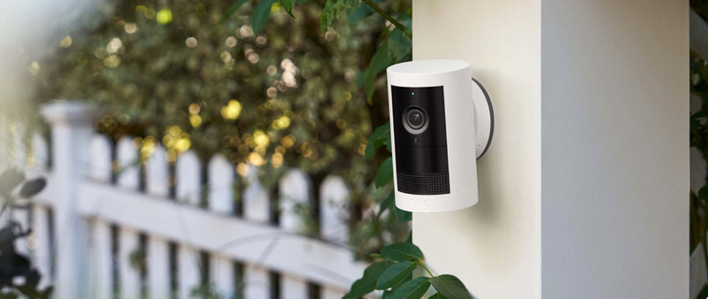 Ring Outdoor Cam Plus 2-Pack w/ 3 Quick Release Battery Packs White New OEM gallery