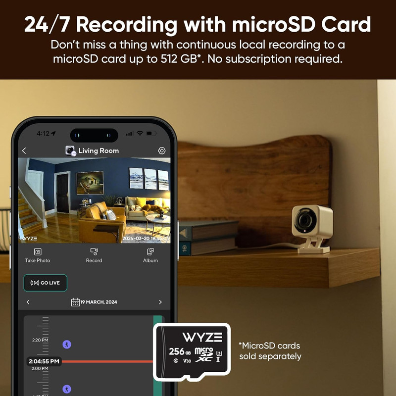 Cam V4 (Latest Model), 2.5K AI Security Camera, Indoor/Outdoor Cameras for Home gallery
