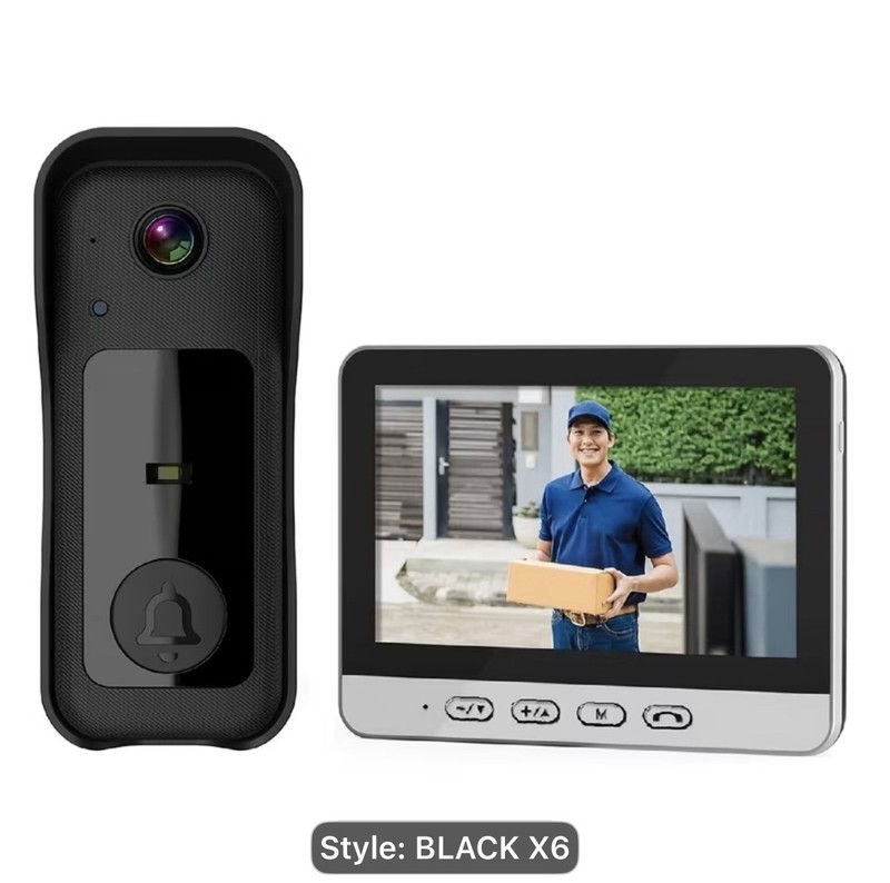 Wireless Video Doorbell Camera 1080p with Clear Night Vision for Front Door