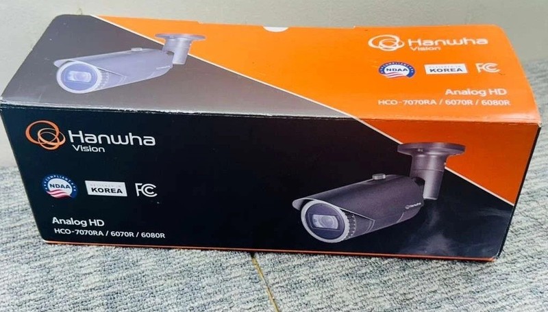 Hanwha Vision HCO-6080R 2MP Analog HD IR Bullet Camera Varifocal – 1401439