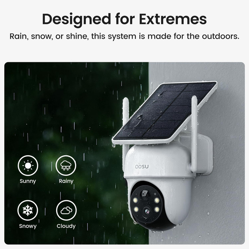 Security Cameras Wireless Outdoor, 6-Cam Kit, No Subscription, base Expandable t gallery