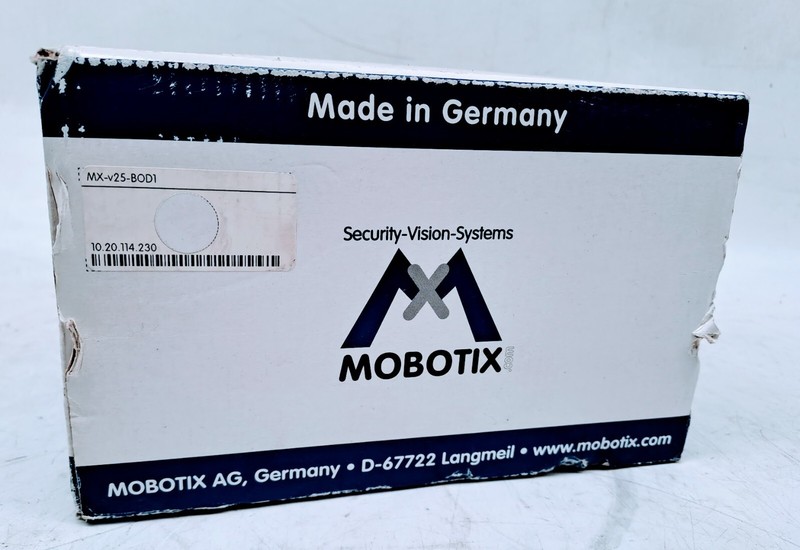 Mobotix MX-v25-BOD1 Megapixel Network Dome Camera