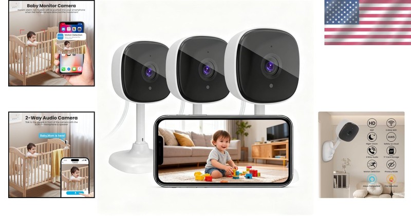 Smart Home Surveillance System - 3 Cameras Bundle gallery