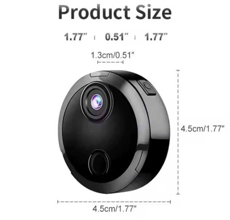 Mini 4K Camera for Personal Security | Visible Use | Motion Sensor | Local Recor gallery