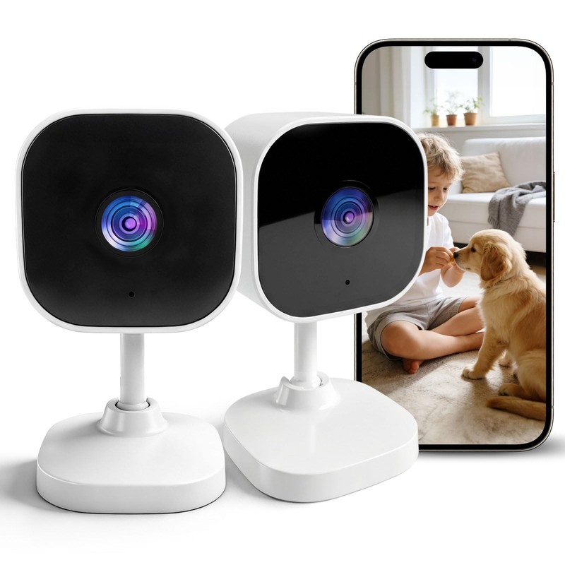 2K Cameras for Home Security Dual-Band 5G/2.4GHz WiFi Indoor Camera Baby Moni…