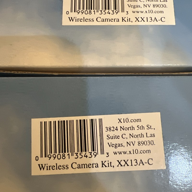 X10 Wireless Camera Kit, XX13A-C. THREE UNITS. BRAND NEW gallery