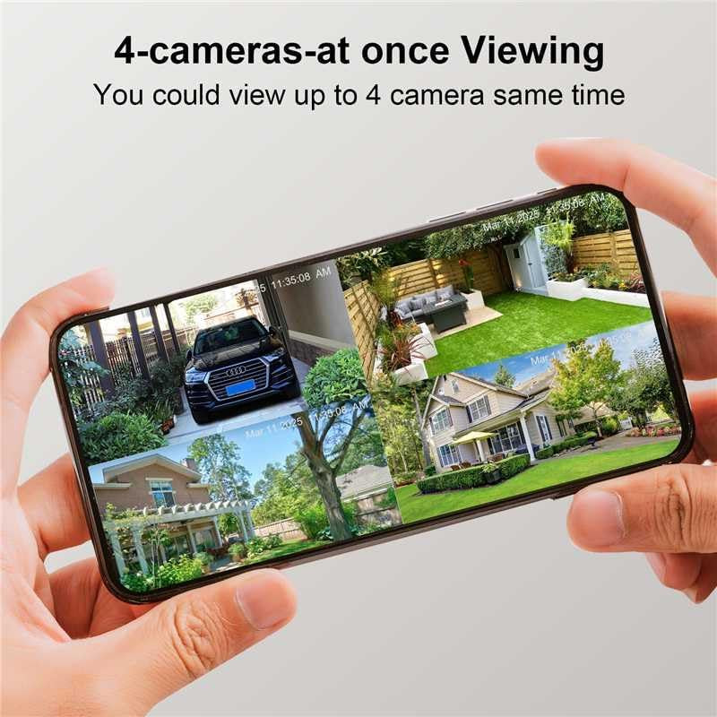 Security Cameras Outdoor Wifi,5G/2.4G Cameras for Home Security Solar Power with gallery