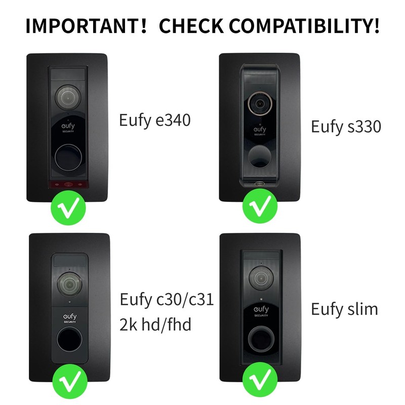 Stainless Steel Faceplate, Accessories for EU - Video Doorbell - fy/Video Doo... gallery