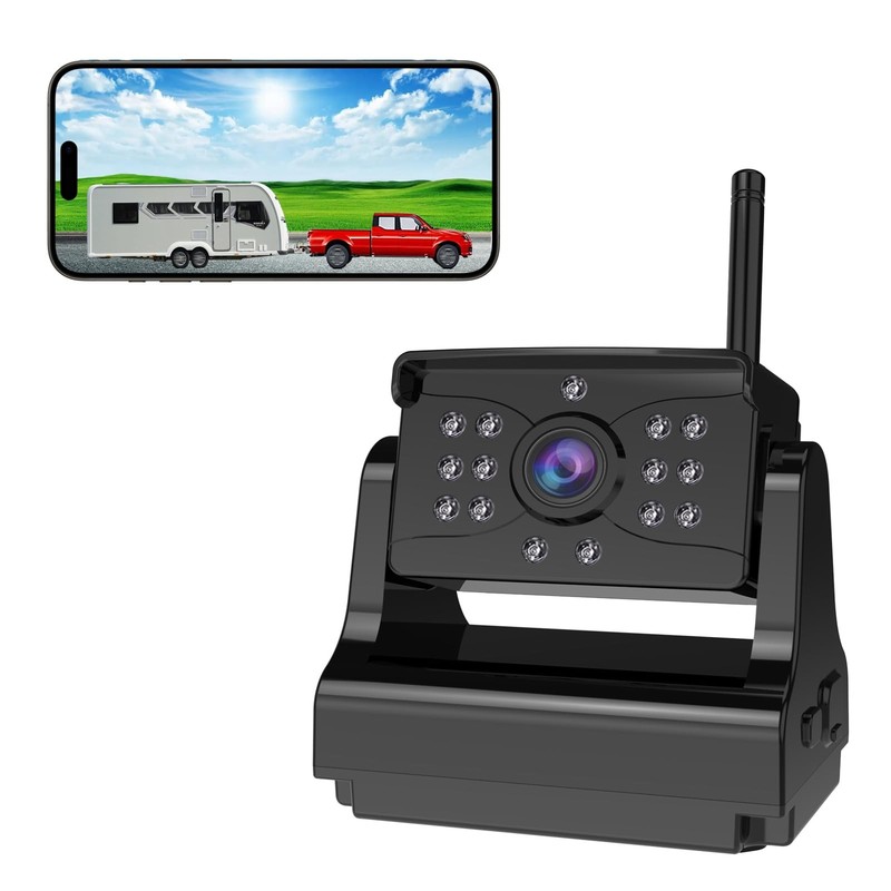 Wireless Backup Camera,Ultra Strong WiFi Signal Clear Picture Magnetic...