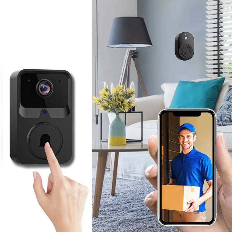 Smart Wireless Video Doorbell, Wifi Security Doorbell with HD Night Vision and T gallery