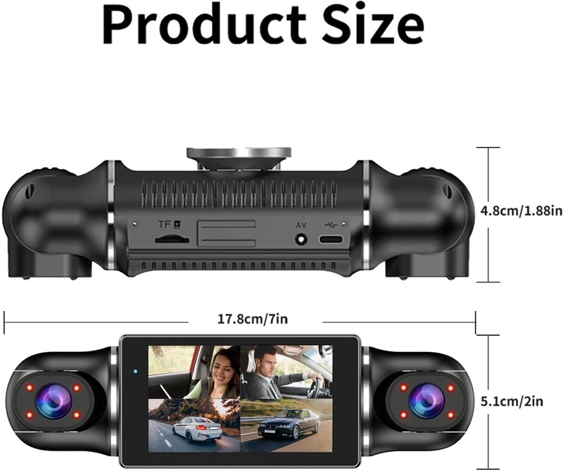 Mejor Camara De Seguridad 1080P Para Carros De 360° Cámara De 4 Canales gallery