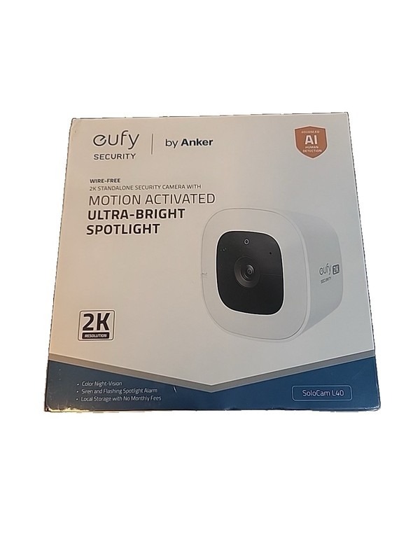 eufy Security Solo Motion Activated 2K Ultra Bright Spotlight Wireless