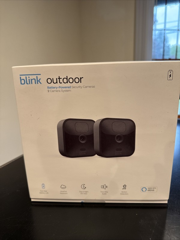 BLINK OUTDOOR BATTERY POWERED 2 CAMERA SYSTEM SEALED