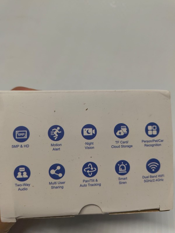 NEW Cinnado D1 3K 5MP Dual Band WIFI Indoor Security Camera gallery