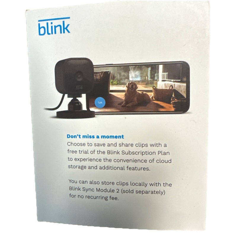 💪Blink Mini Indoor Plug-in HD Smart Security Camera WiFi Alexa NightVision Blk gallery
