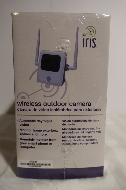 New Sealed Iris Wireless Outdoor Security Camera 720p Day Night Vision 474322 gallery