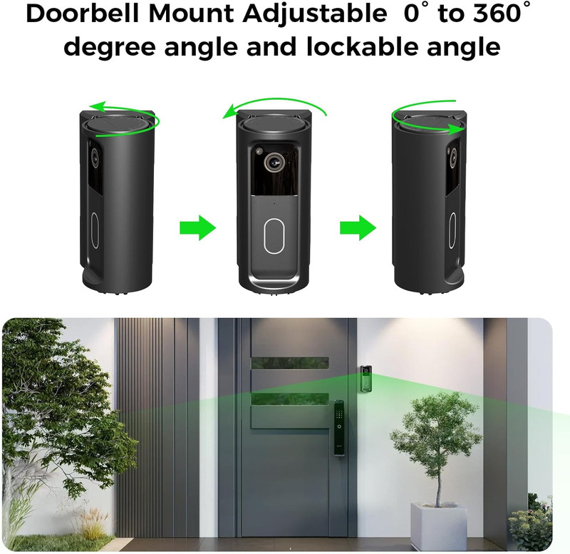 Blink Doorbell Mount Adjustable 360° Degree Angle Compatible with Blink Video Do gallery