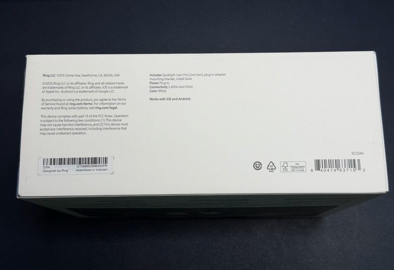 Ring Spotlight Cam Pro(Newest Model 2nd Gen) Retinal 4K Plug-in Version Open-Box gallery