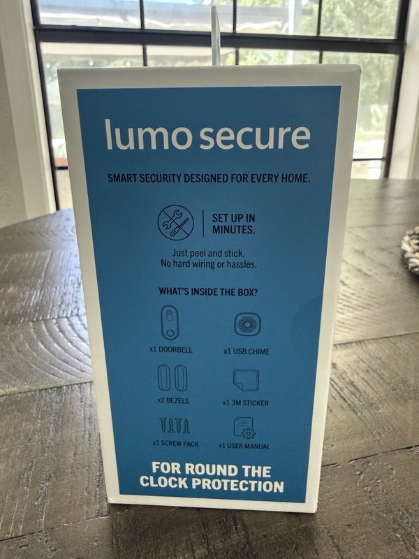 Lumo Smart Wireless WiFi Video Doorbell Camera 2-Way Audio New Sealed gallery