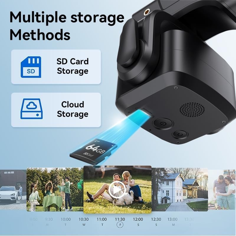 4G LTE Cellular Solar Security Camera Wireless Outdoor, No WiFi Solar Powered... gallery