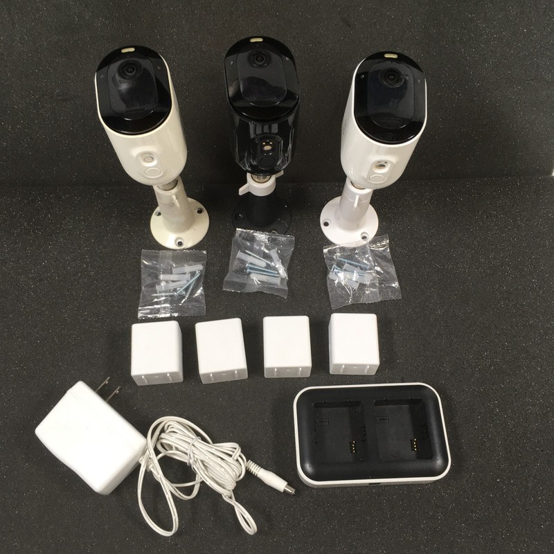Arlo Pro 4 VMC4041P Spotlight Indoor/Outdoor Camera w/ Mount (Set of 3) gallery