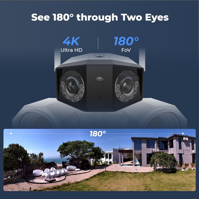 Reolink Duo Floodlight WiFi 4K Outdoor Dual-Lens 180° Security Camera gallery