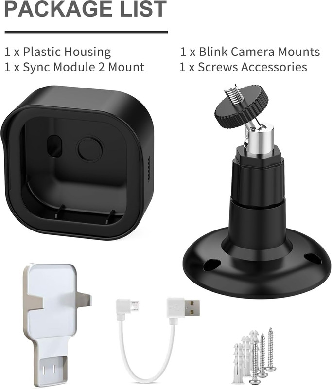 Blink Outdoor 4Th Gen Camera Mount, 1 Pack Weatherproof Protective Housing and 3 gallery