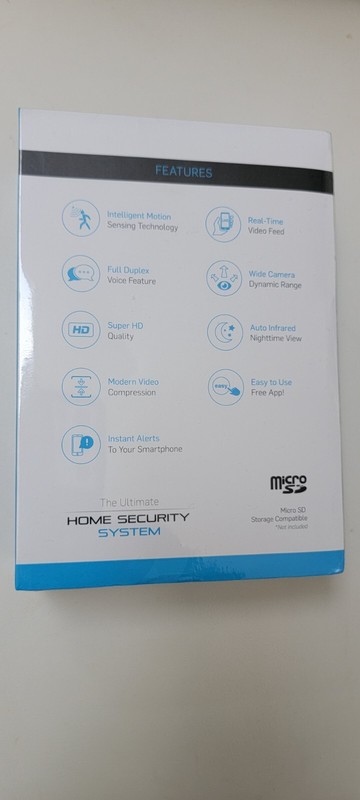 The Ultimate Home Security System Camera with mounting dock and USB power cord gallery