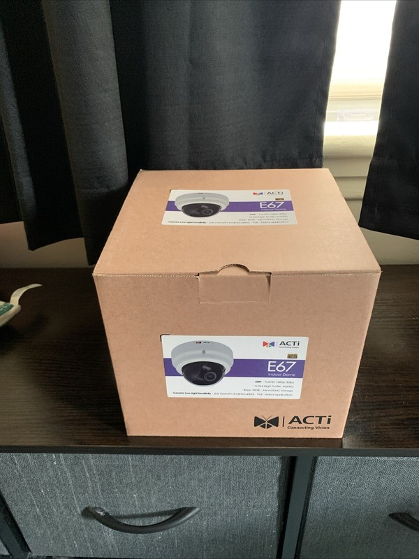 ACTi E67 Indoor Dome 2mp Full HD 1080p 30fps Surveillance Camera