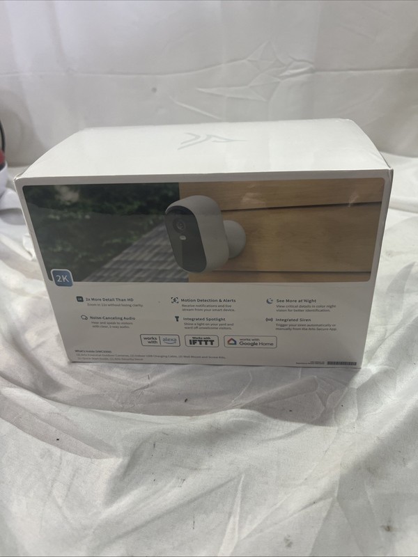 SEALED Arlo Essential 3 Camera Outdoor Wireless 2K Security Camera (2nd Gen) NEW gallery