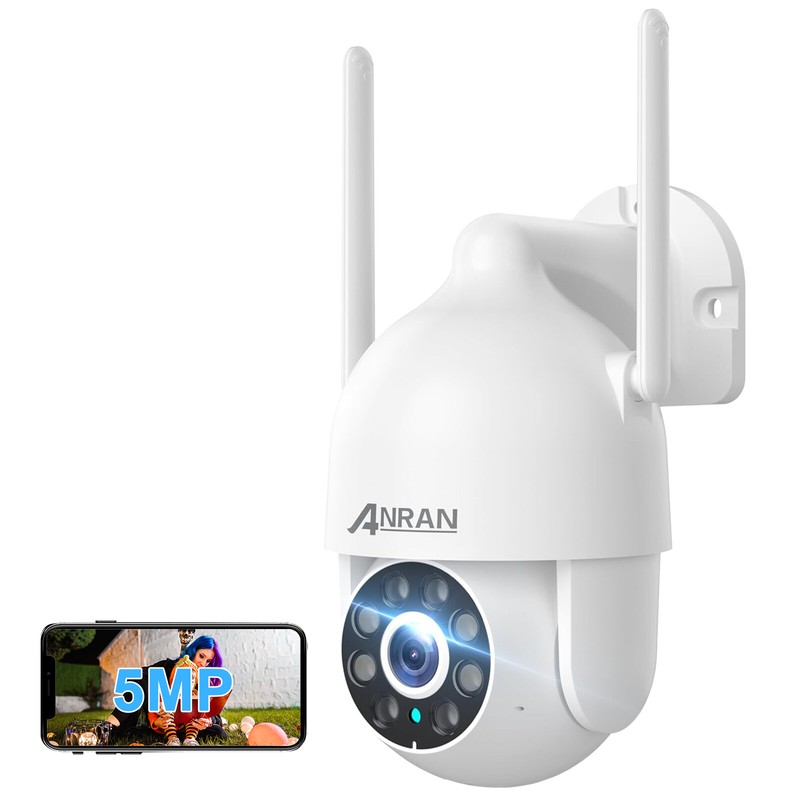 ANRAN 5MP Wireless Security Camera System Outdoor Home Audio Color Night Vision