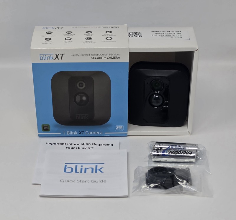 Blink XT Indoor Outdoor HD Security Camera Add-On UNREGISTERED, COMPLETE