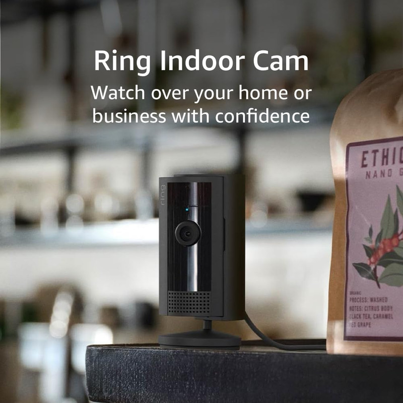 Indoor Cam (Newest Model) — Home or Business Security in 1080P HD Video, Black