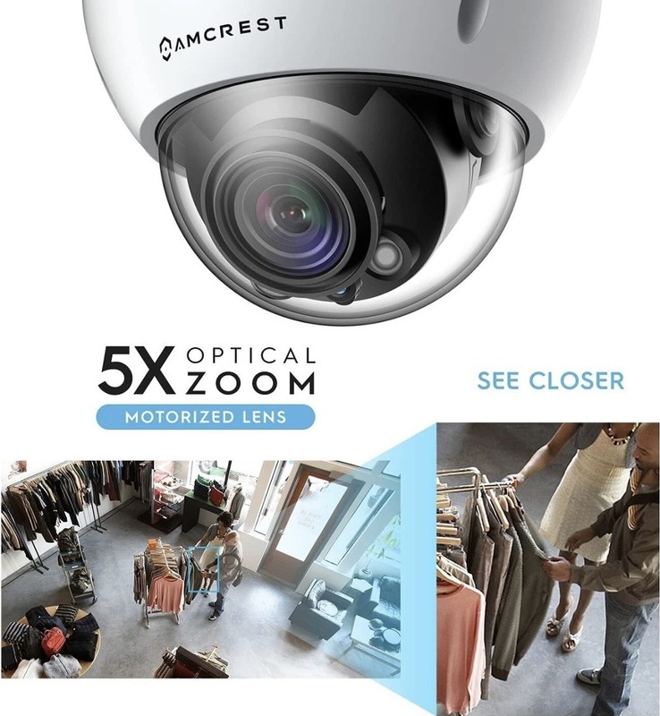 Amcrest 4K 8MP Varifocal POE IP Security Camera IP8M-VD2793EW White Optical Zoom gallery