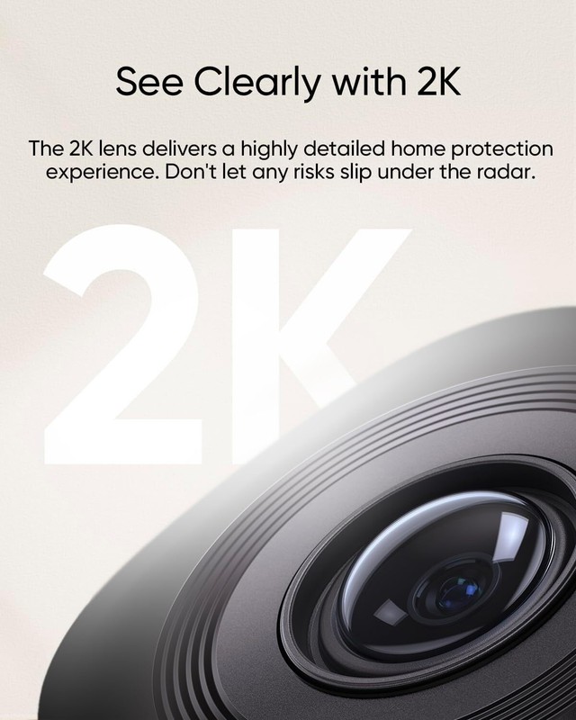 eufy 2K Indoor Cam C220 Security Camera AI Motion Track Night Vision Pan & Tilt gallery