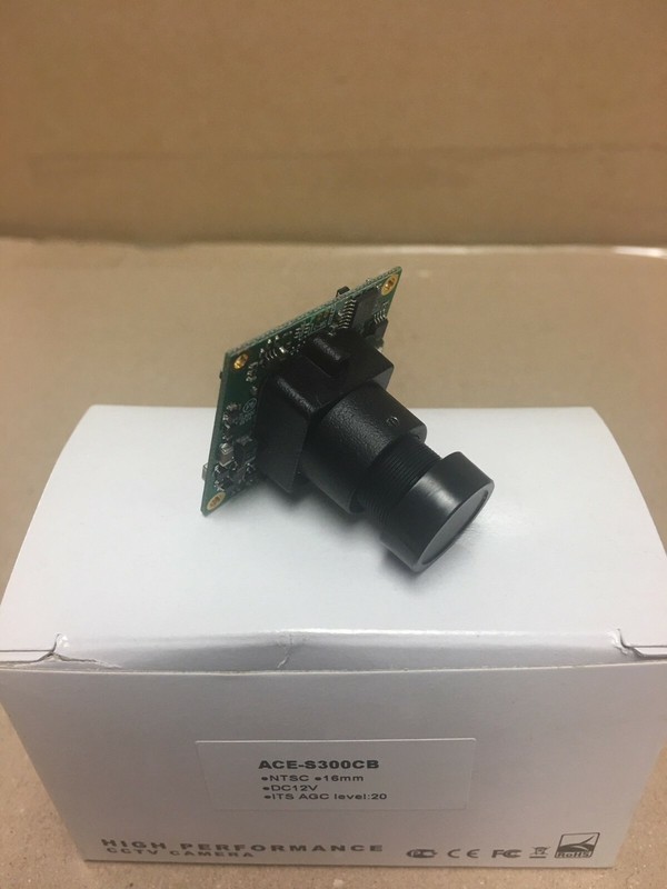 KT&C ACE-S300CB 380TVL Module Camera, 16 mm Board Lens, CCTV High Performance gallery