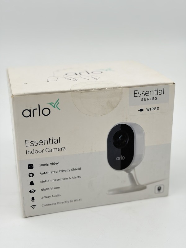 Arlo Essential Indoor Security Camera - White (VMC2040-100NAS)