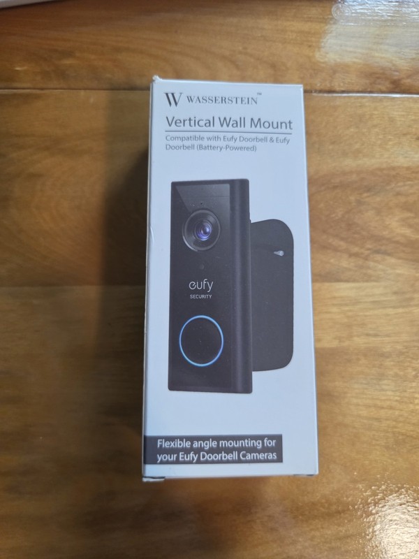 Vertical Wall Mount for for Eufy Doorbell wired and ( battery powered )