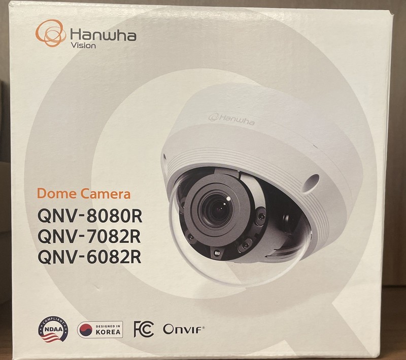 Hanwha Vision QNV-8080R 5MP Outdoor Network Dome Camera with Night Vision