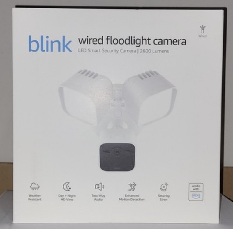 NEW IN BOX Blink Floodlight Camera – White