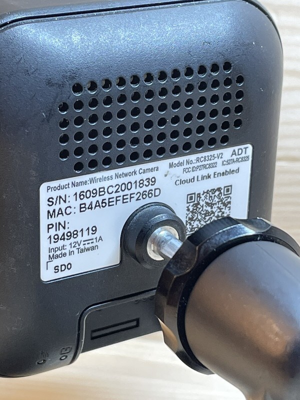 RC8325-ADT RC8325-V2 Wireless Indoor HD Camera Parts Or Repairs gallery