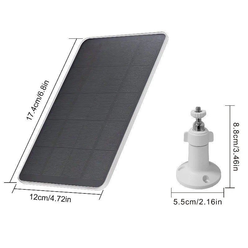 Solar Panel 10W 5V Charging Panel Doorbell Surveillance Camera Low Consumption S gallery