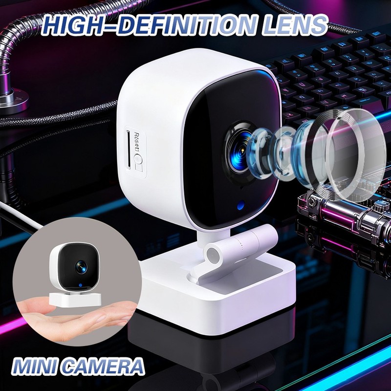 1080P HD WIFI Camara De Seguridad 360° PTZ Monitor Para Casa Interior Con Audio gallery