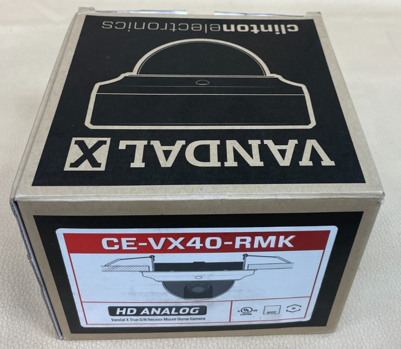 Clinton Electronics Vandal X Dome Security Camera CE-VX40 RMK
