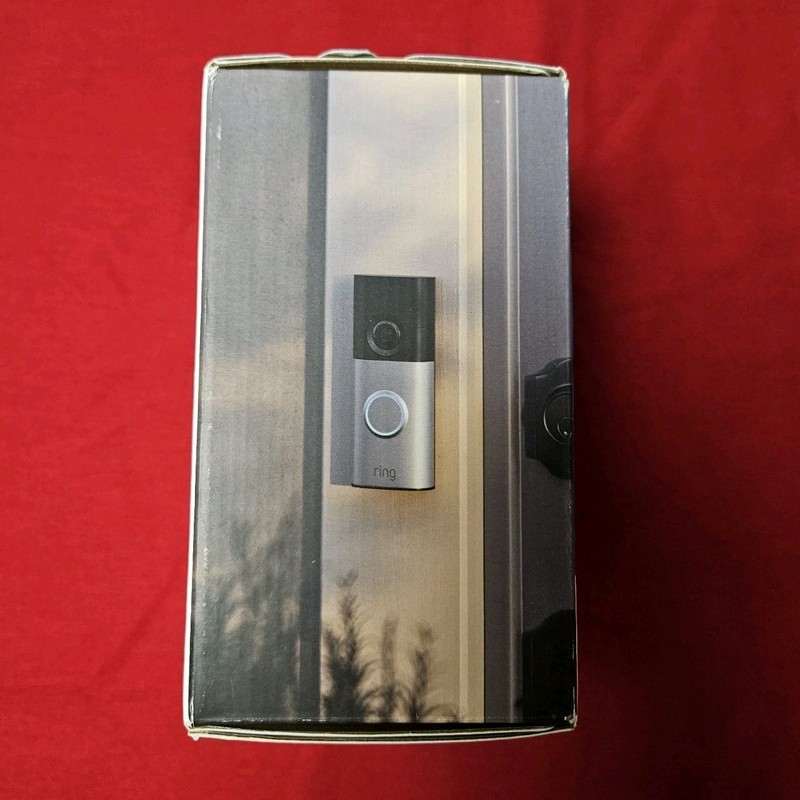 Ring Wired Doorbell Plus, SILVER, Retinal 2K New+Sealed gallery