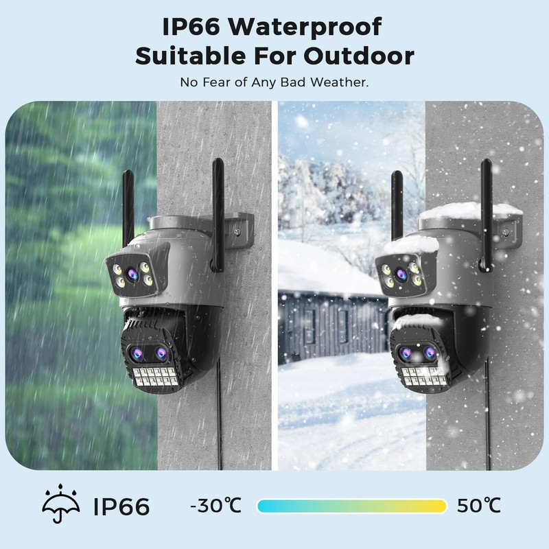 6K 15MP IP Camera Outdoor WiFi 4K 8MP Security PTZ Auto Tracking Surveillance gallery