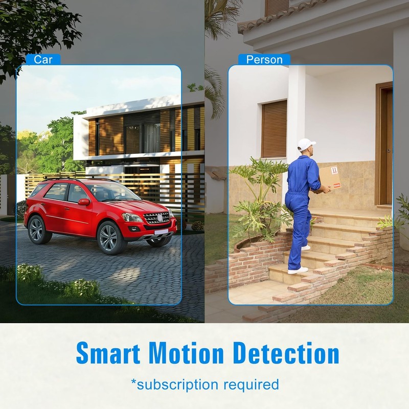 Security Cameras Wireless Outdoor, 2K Cameras for Home Security with Color Ni... gallery