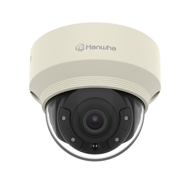 Hanwha Vision XND-8040R 5MP Indoor IR Vandal Dome IP Security Camera 7mm Lens
