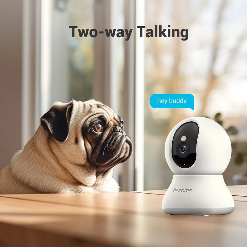 2Pcs 2K Indoor Security Camera, Pet/Elder Monitor, One-Touch Call Feature gallery