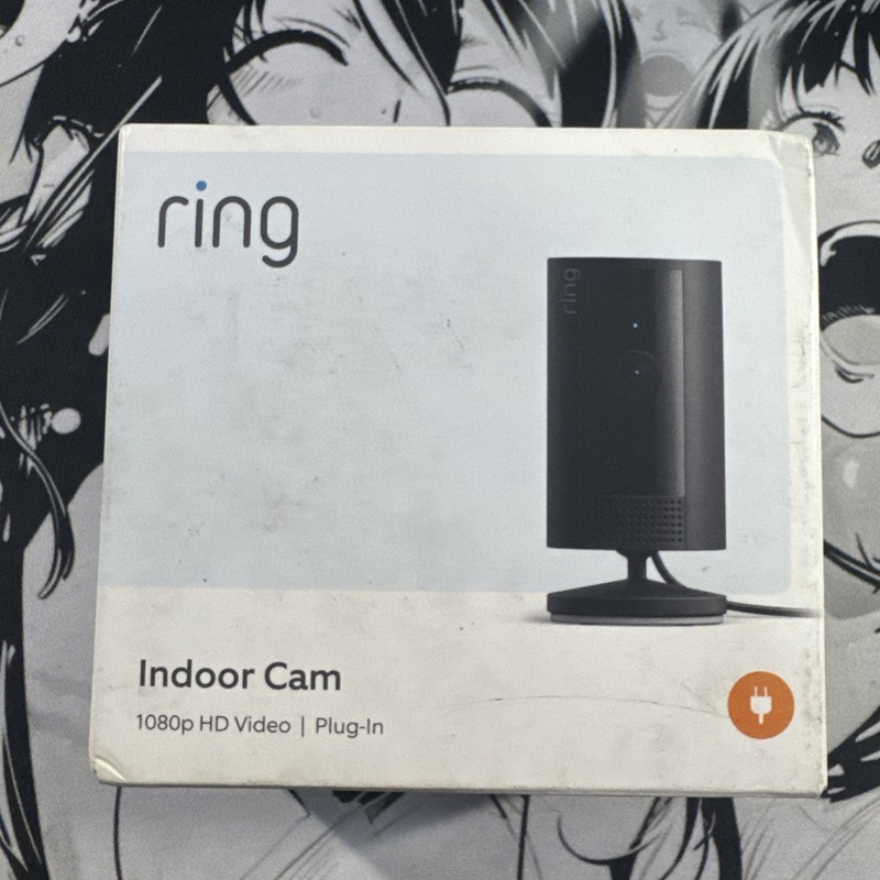 Ring Indoor Plug-In Security Camera (2nd Gen) – Black